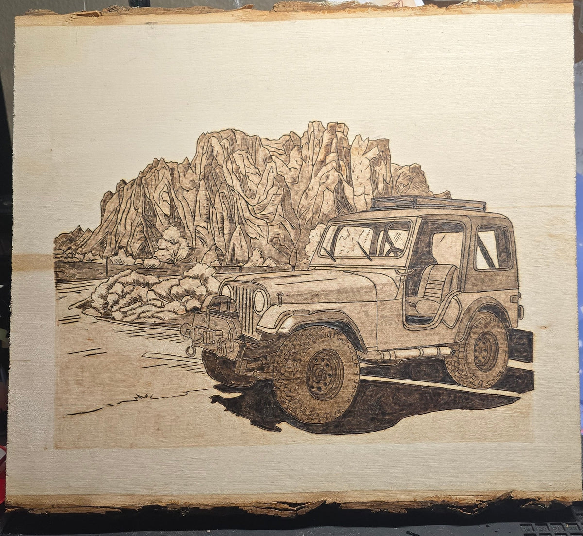 Custom jeep